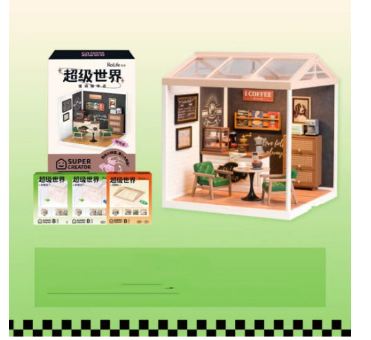 Toy Assembled Model House Christmas Gift Building Blocks