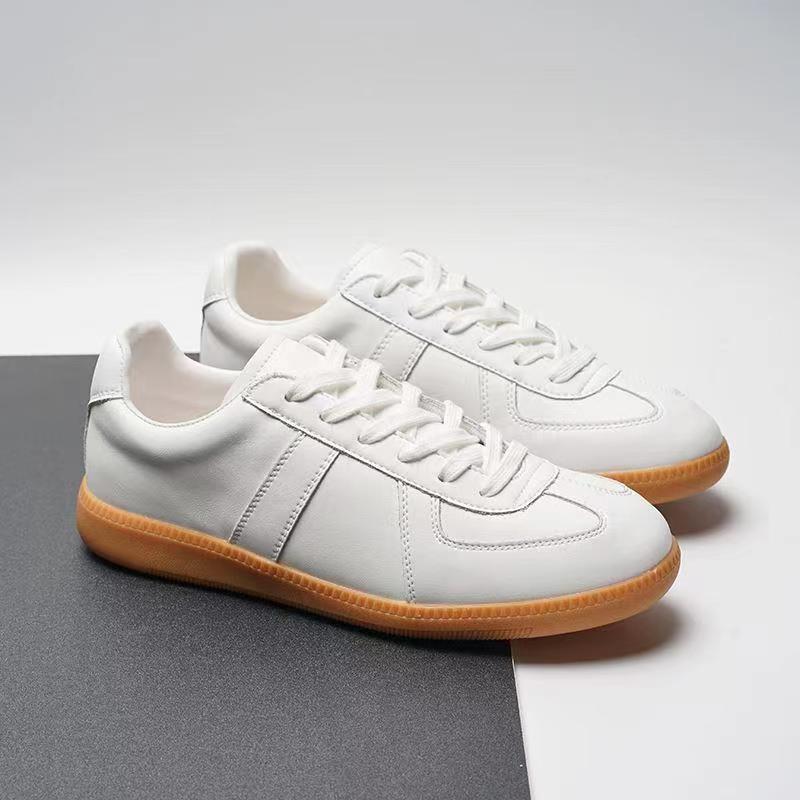 Genuine Leather Versatile Sports Casual Breathable White Shoes