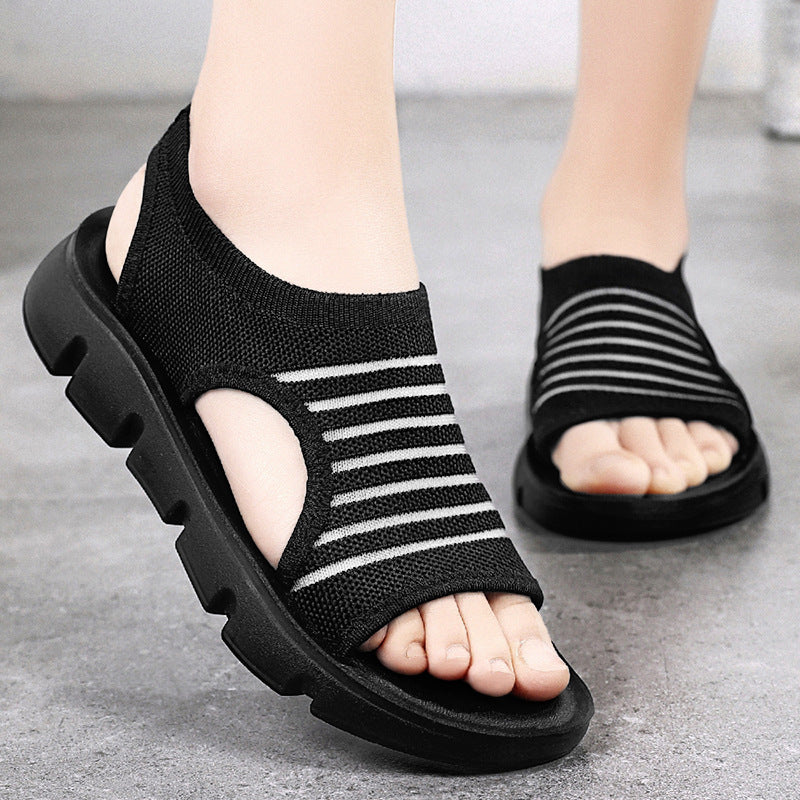 Fashionable Breathable Soft Bottom Summer Casual Women's Sandals