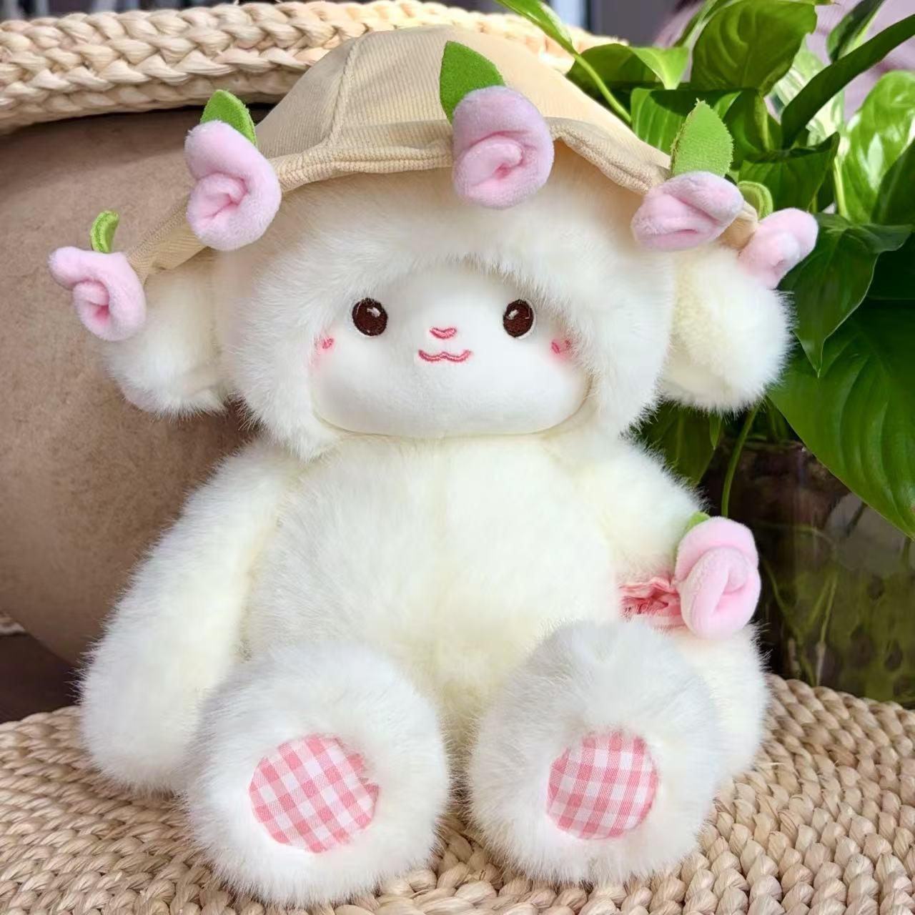 Lamb Puppet 520 Gift Rose Plush Doll