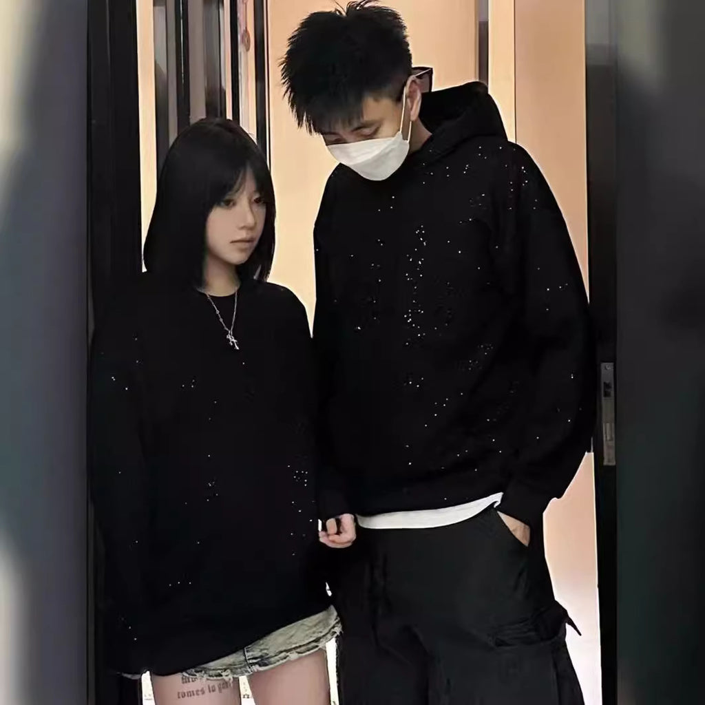 Starry Hooded Sweater For Men And Women