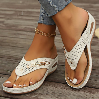 European And American Retro Flip-flops Comfortable Lightweight Casual Plus Size Women's Sandals