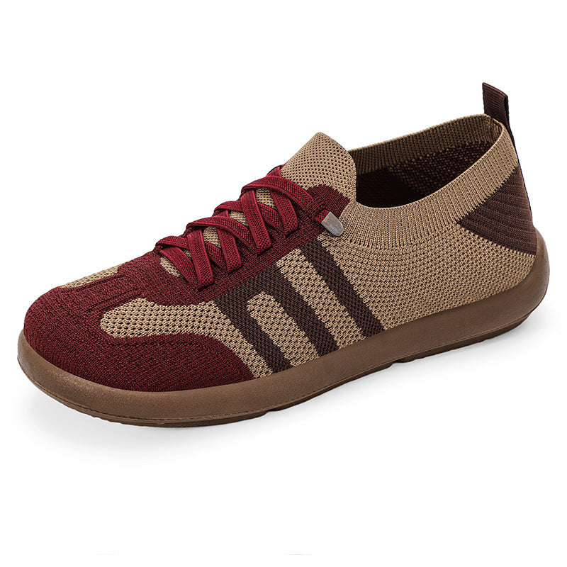Summer Retro German Training Shoes New Fly Woven Mesh Soft Bottom Casual Shoes