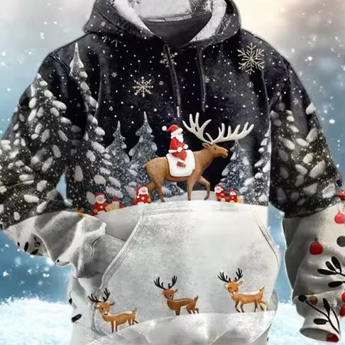 New Fashion 3D Digital Printing Hoodie