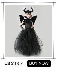 Evil Red Queen Sparkly Girls Tutu Dress Deluxe Wonderland Royal Heart Kids Halloween Fancy Dress Children Pageant Party Costume