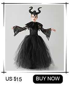 Evil Red Queen Sparkly Girls Tutu Dress Deluxe Wonderland Royal Heart Kids Halloween Fancy Dress Children Pageant Party Costume