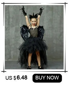 Evil Red Queen Sparkly Girls Tutu Dress Deluxe Wonderland Royal Heart Kids Halloween Fancy Dress Children Pageant Party Costume