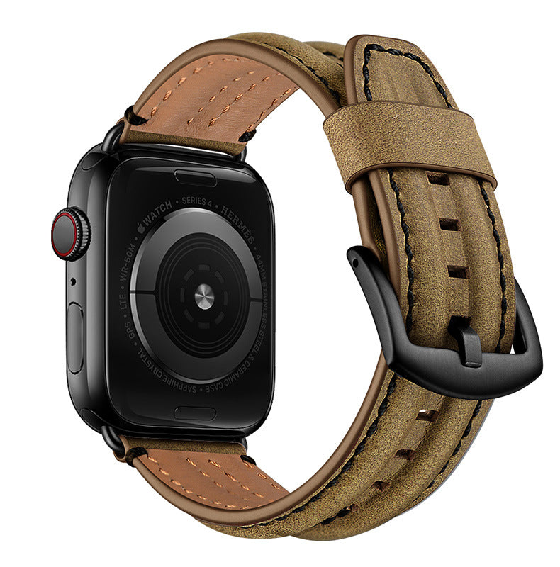 First Layer Cowhide Bamboo Leather Strap