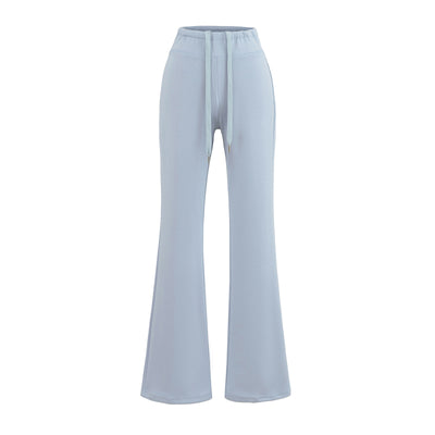 Vertical Bar Air Layer Drape Bootcut Trousers