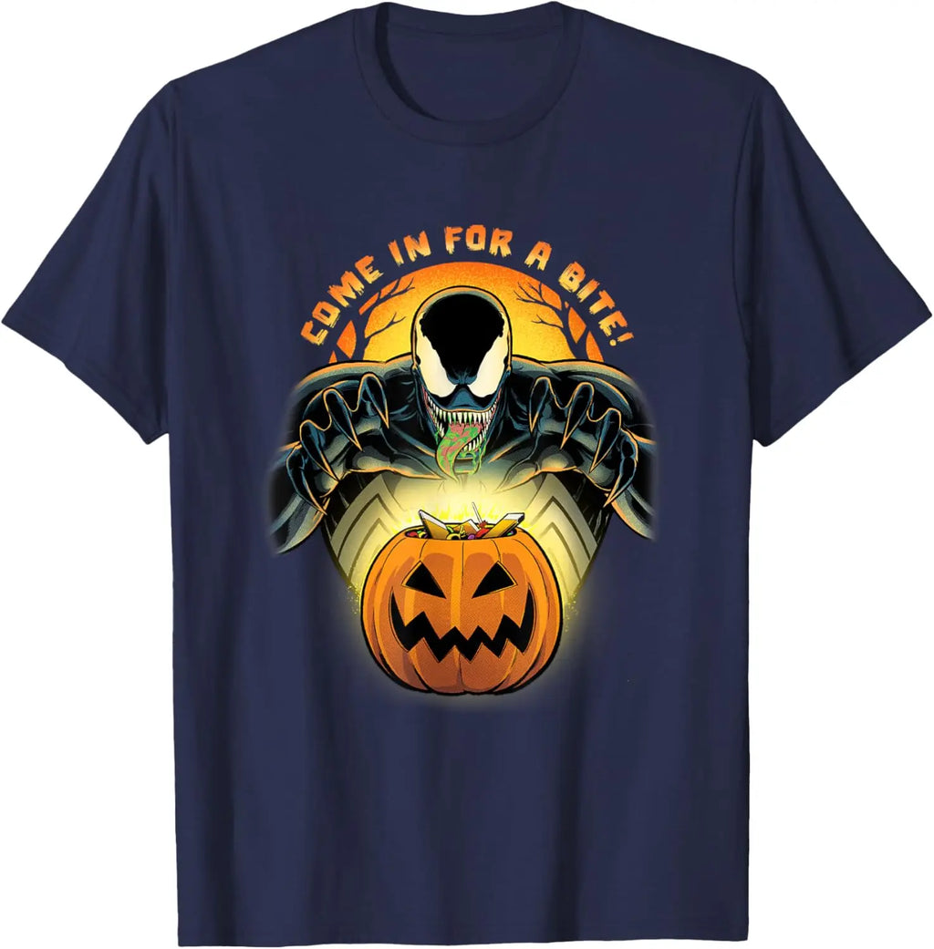 Marvel Classic Halloween Come In For A Bite! Venom's Candy Men and Woman T-Shirt