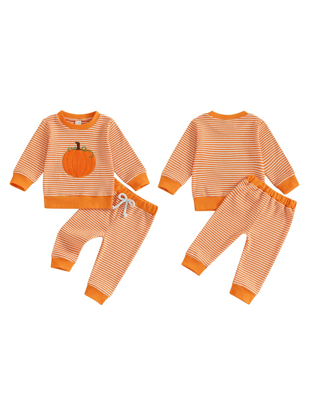 Boys Girls 2-piece Halloween Costume Short Sleeve Round Neck Printed Ghost T-shirt with Black Leggings Trick or Treat Outfit