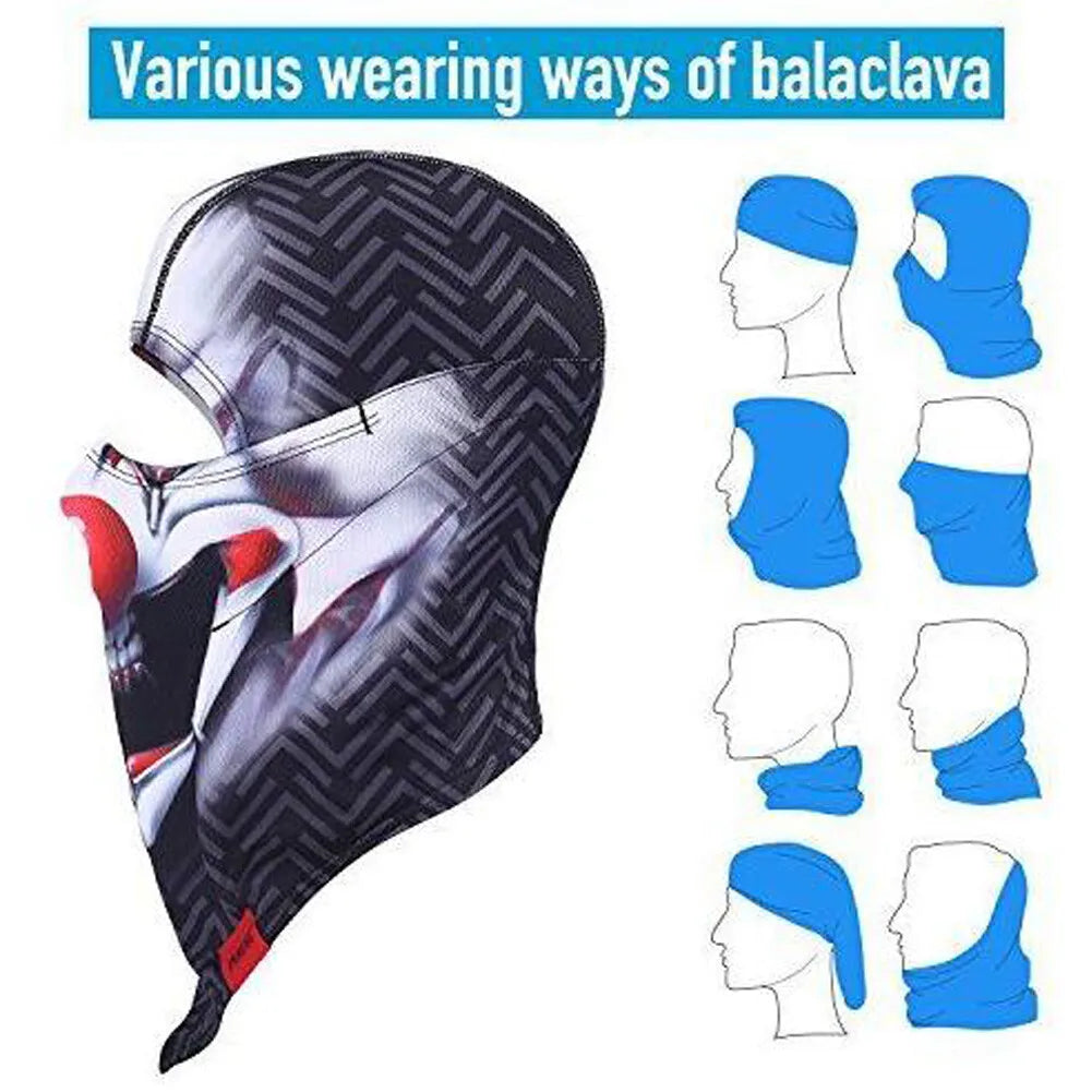 Funny Balaclava Face Mask UV Protection Ski Sun Hood Halloween Mask Men Women US