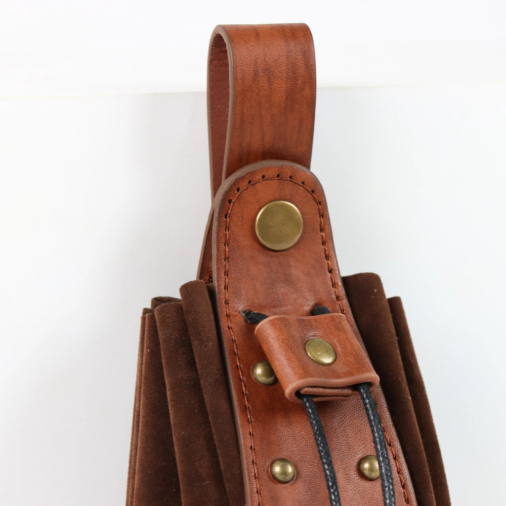 Medieval Punk Retro Waist Bag Renaissance Outdoor Belt Bag Wallet Halloween Costume Party Cosplay Hanging Pouch Coin Purse Props