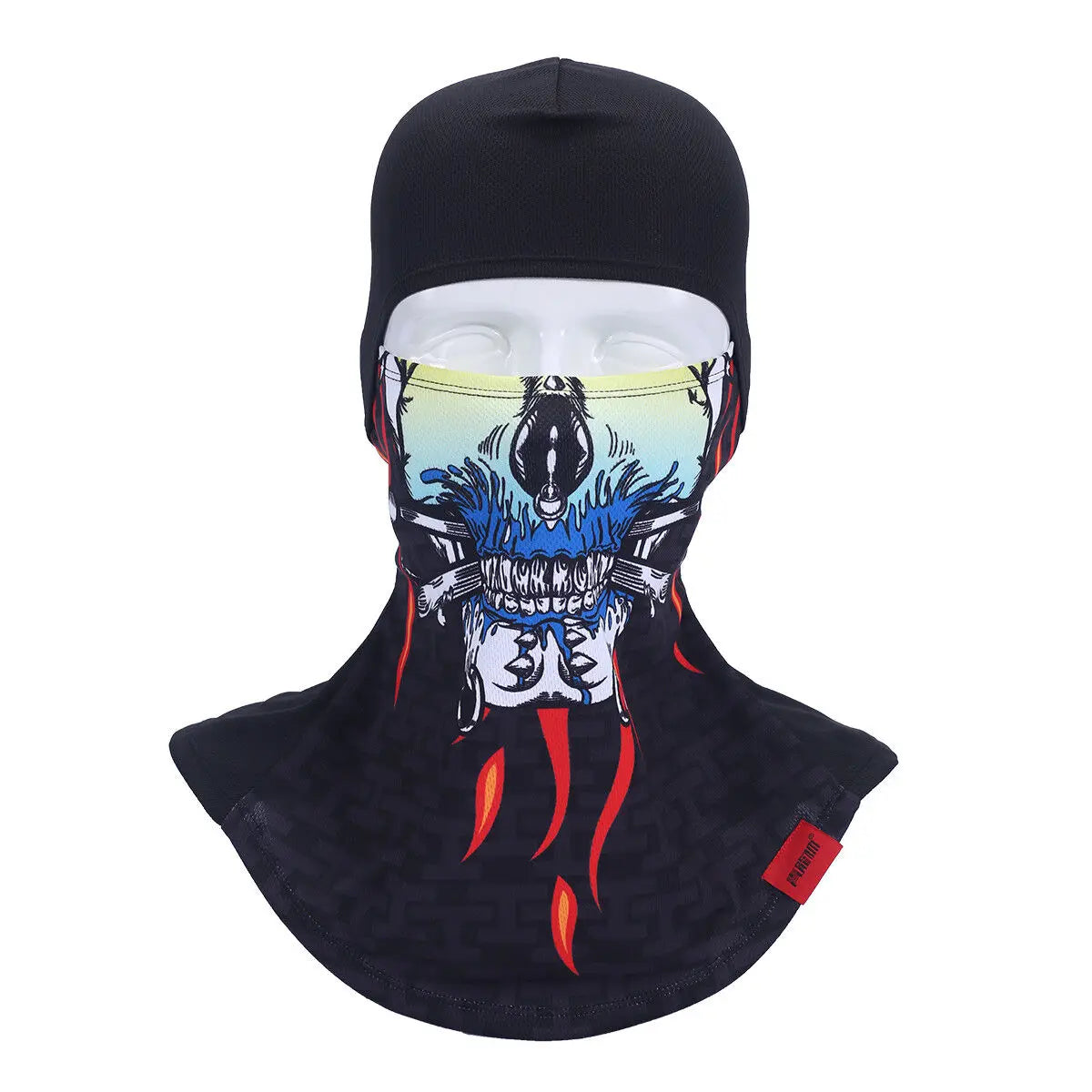 Skeleton Ghost Skull Full Face Mask Hood Biker Halloween Balaclava Face Cover  Ski Mask  Cycling Mask  Mask for Men