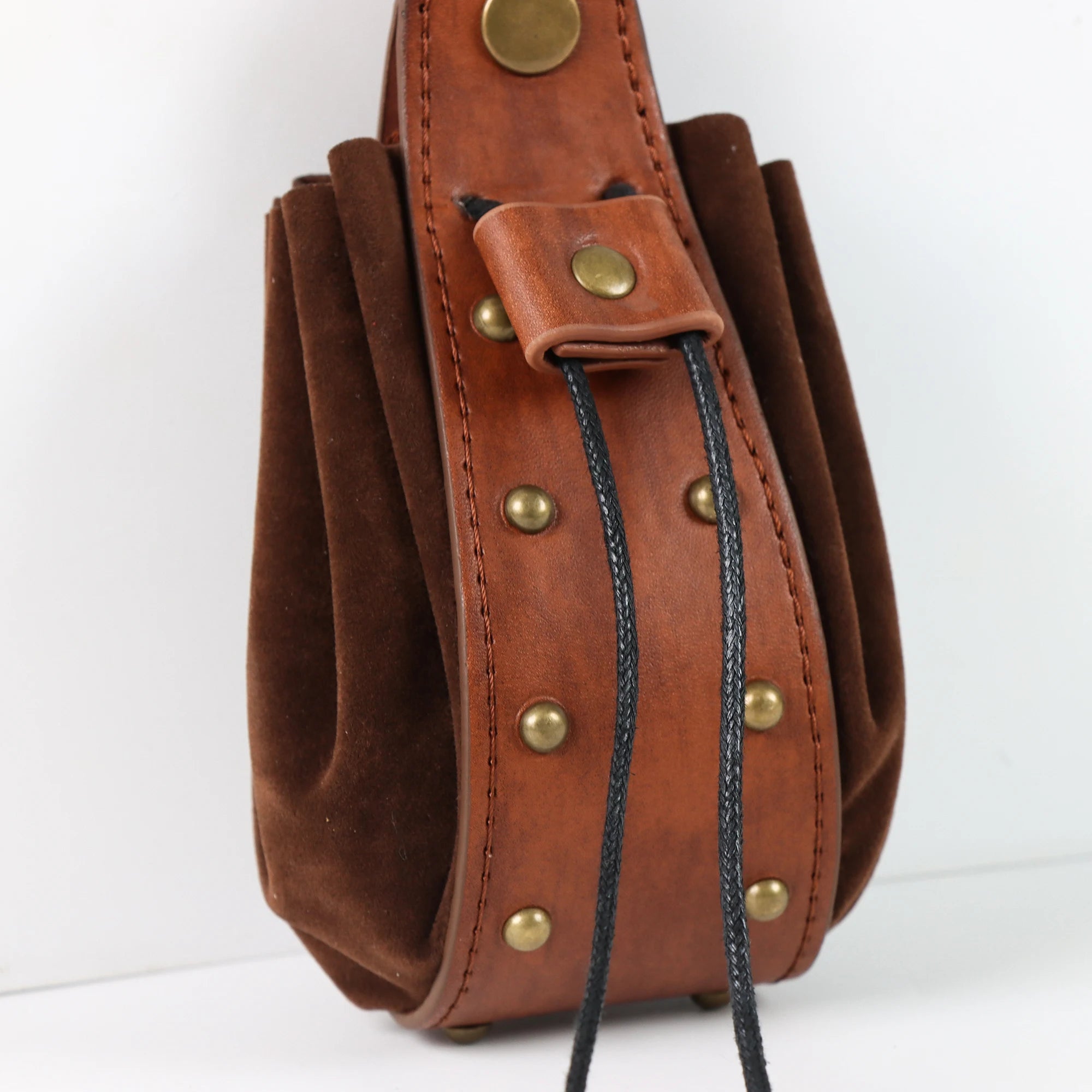 Medieval Punk Retro Waist Bag Renaissance Outdoor Belt Bag Wallet Halloween Costume Party Cosplay Hanging Pouch Coin Purse Props