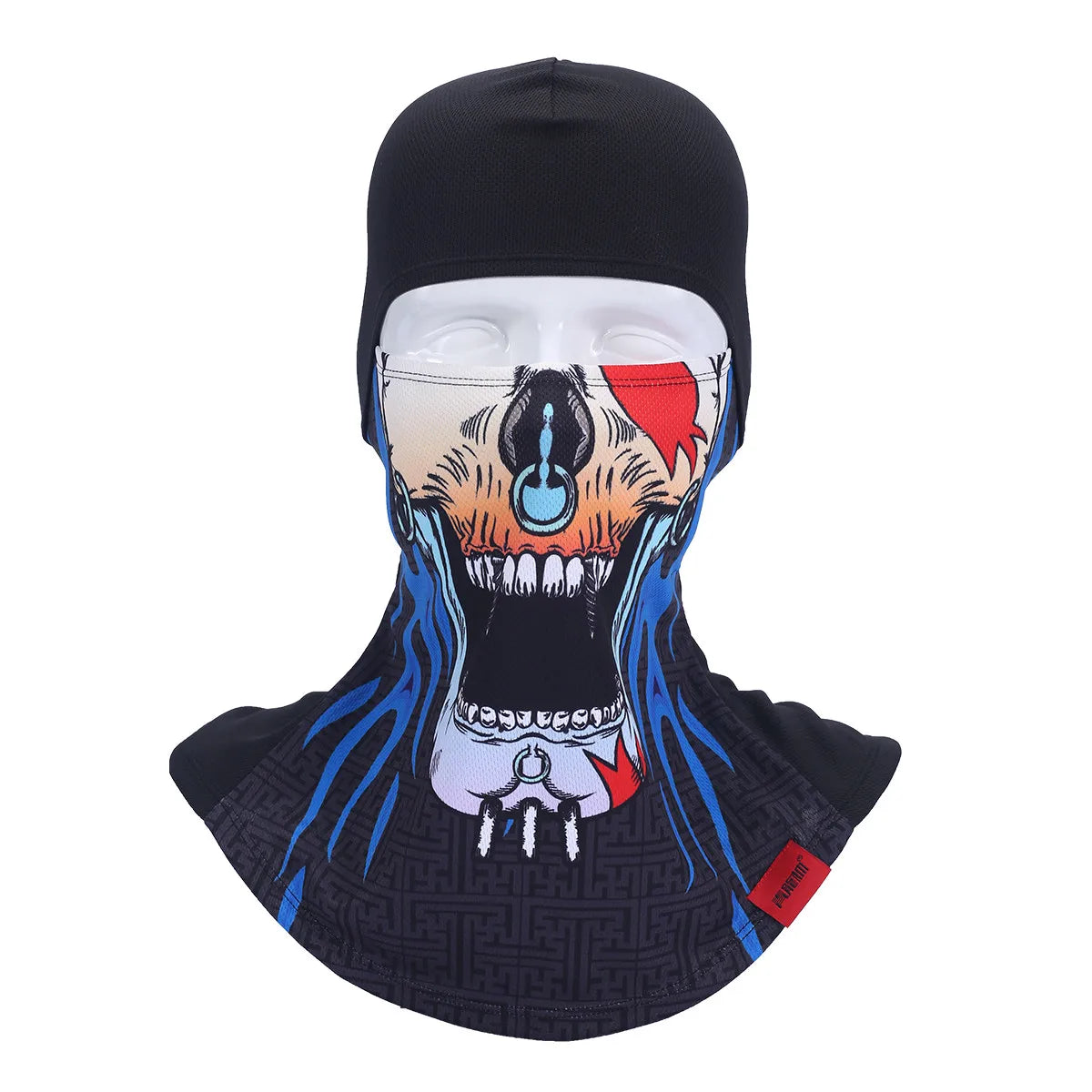 Skeleton Ghost Skull Full Face Mask Hood Biker Halloween Balaclava Face Cover  Ski Mask  Cycling Mask  Mask for Men