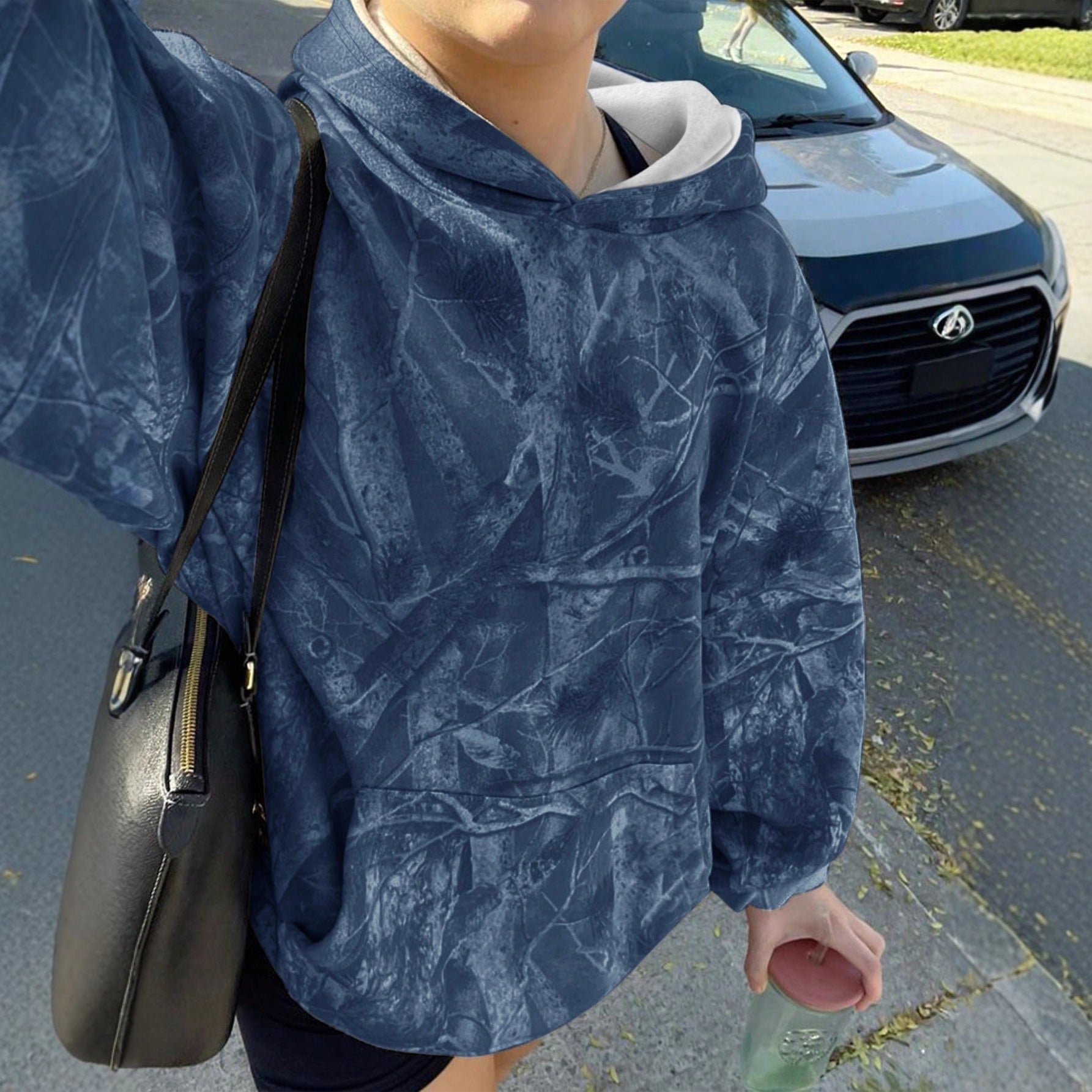 Hoodie Hot Sale Long Sleeve Jungle Maple Leaf Branches