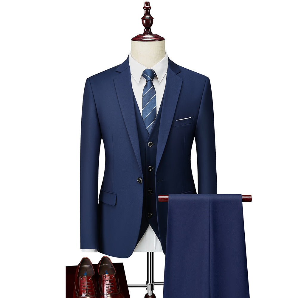 Men's Suit Three-piece Suit Business Wear Formal Wear