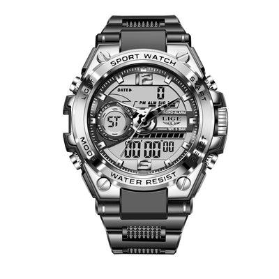 Dual Display Advanced Quartz Fashion Electronic Sports Watch