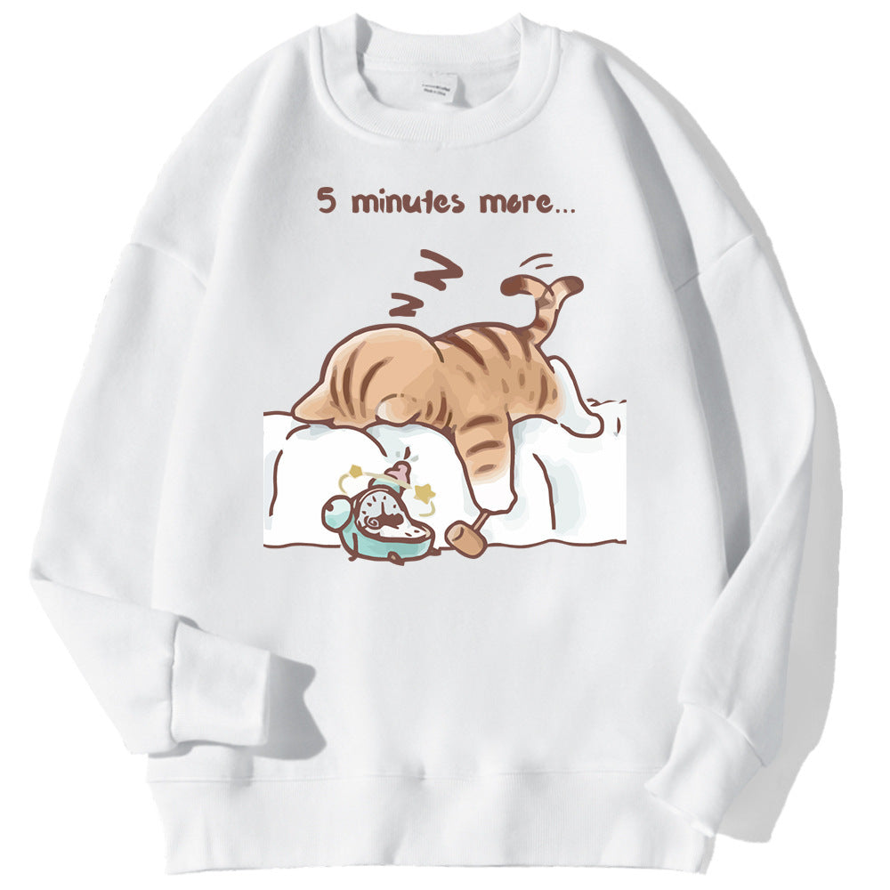 Let Me Sleep For Another Five Minutes Man Sudadera Korean Sweatshirt