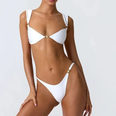Women's Seamless Bikini Swimsuit Suit