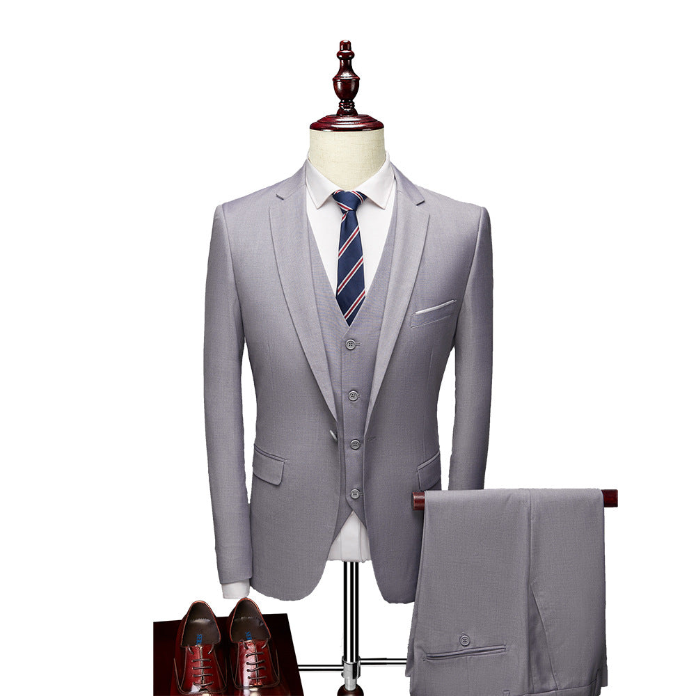 Men's Suit Three-piece Suit Business Wear Formal Wear
