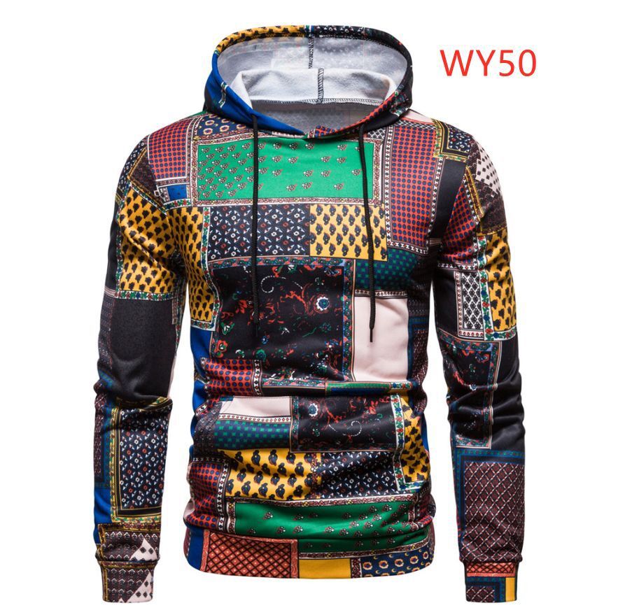 Fashion Men's Hooded Sweater Casual Jacket