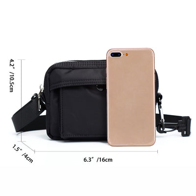 Men's Japanese Style Simple Crossbody Bag
