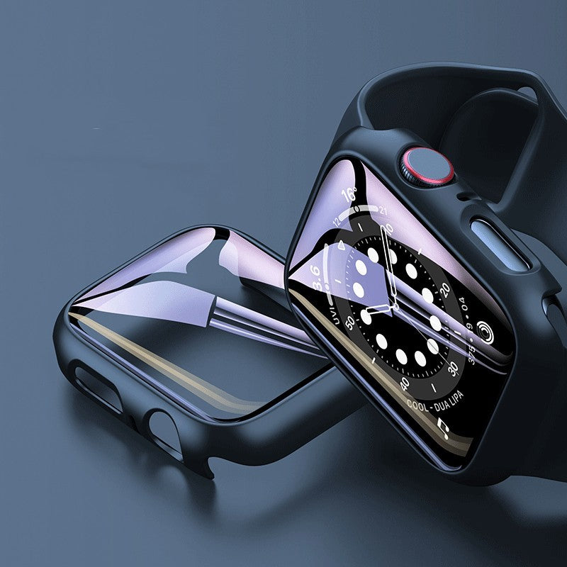 Watch Case Tempered Film Integrated Protective Cover