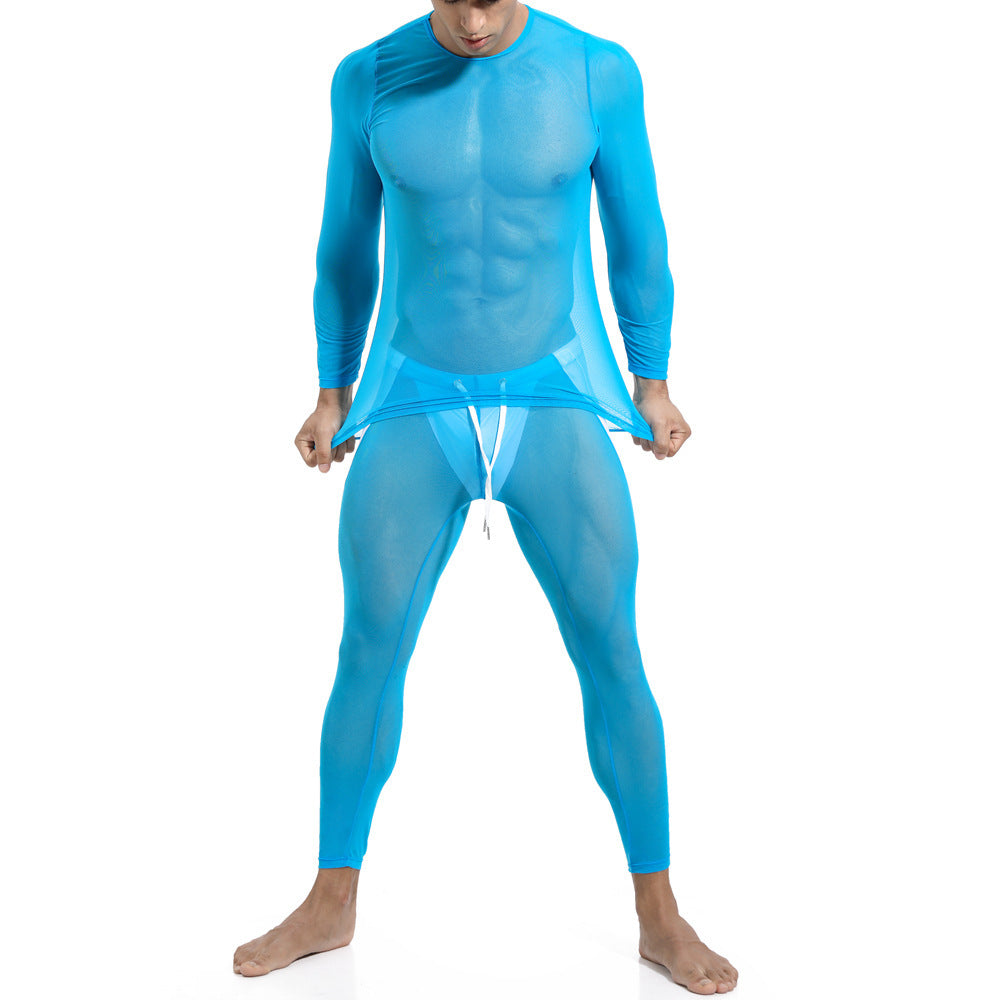 New Mesh Breathable Men's Sport Suit
