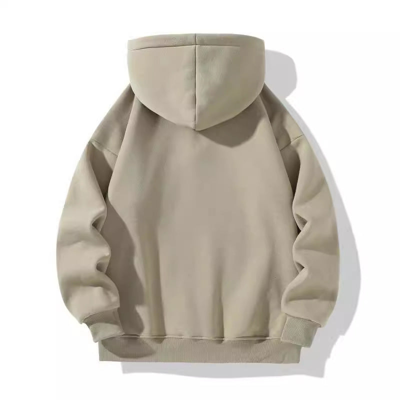 Autumn And Winter Men's Zipper Hoodie Loose Sports Sweater
