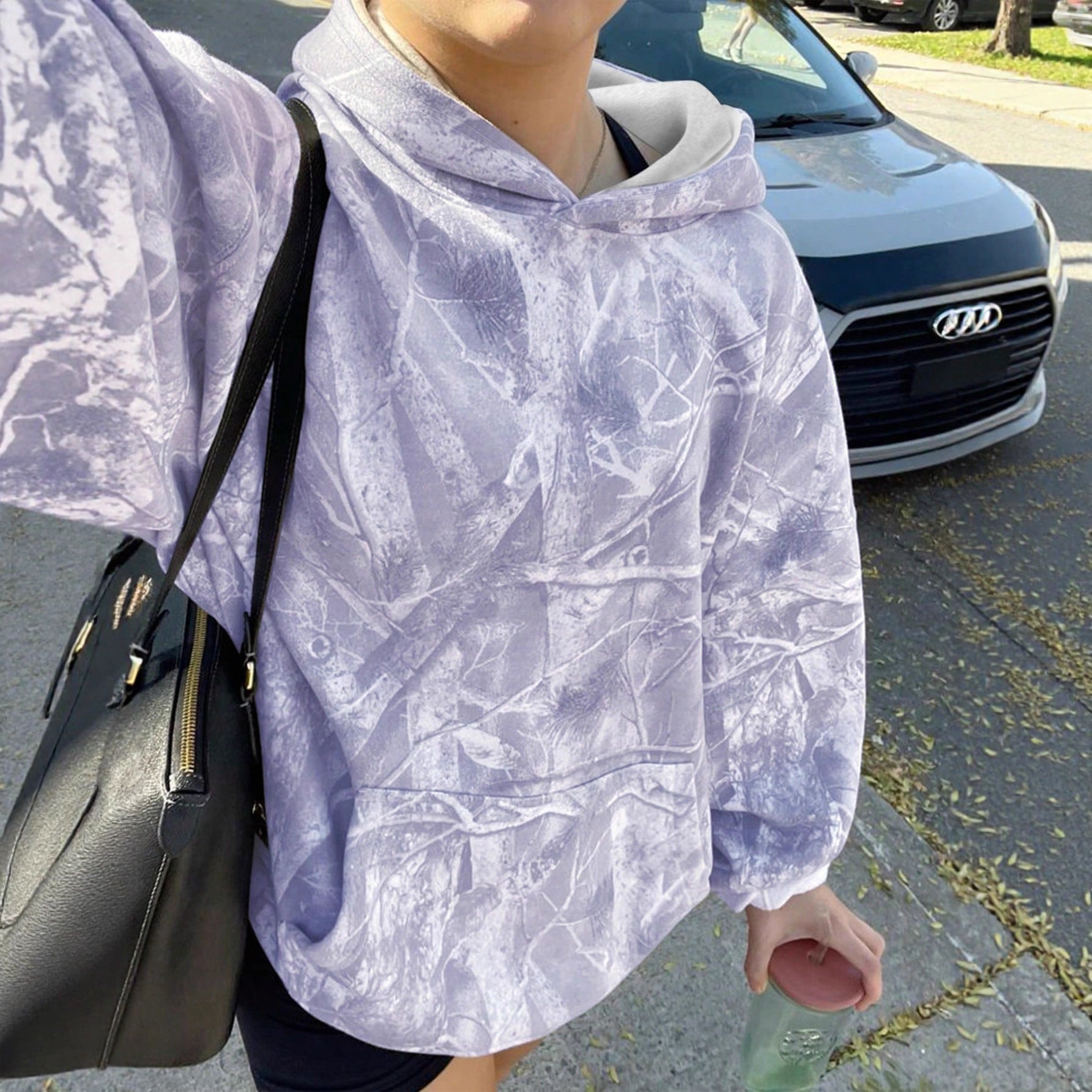 Hoodie Hot Sale Long Sleeve Jungle Maple Leaf Branches