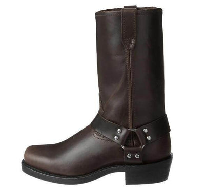Vintage Men's Cowboy Boots Belt Buckle Ring High Top