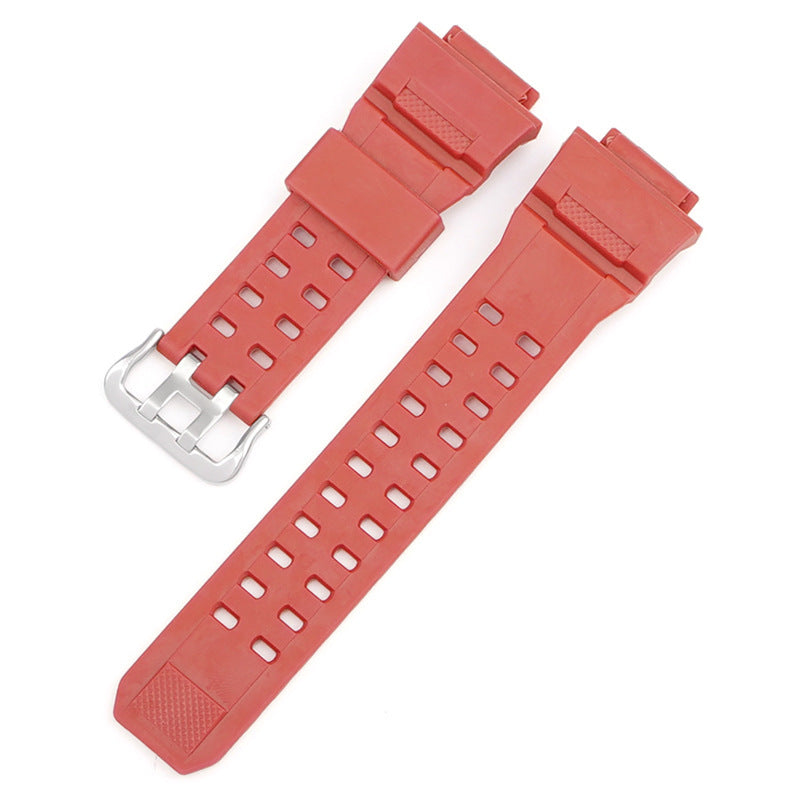 Camouflage Rubber TPU Resin Watchband Accessories