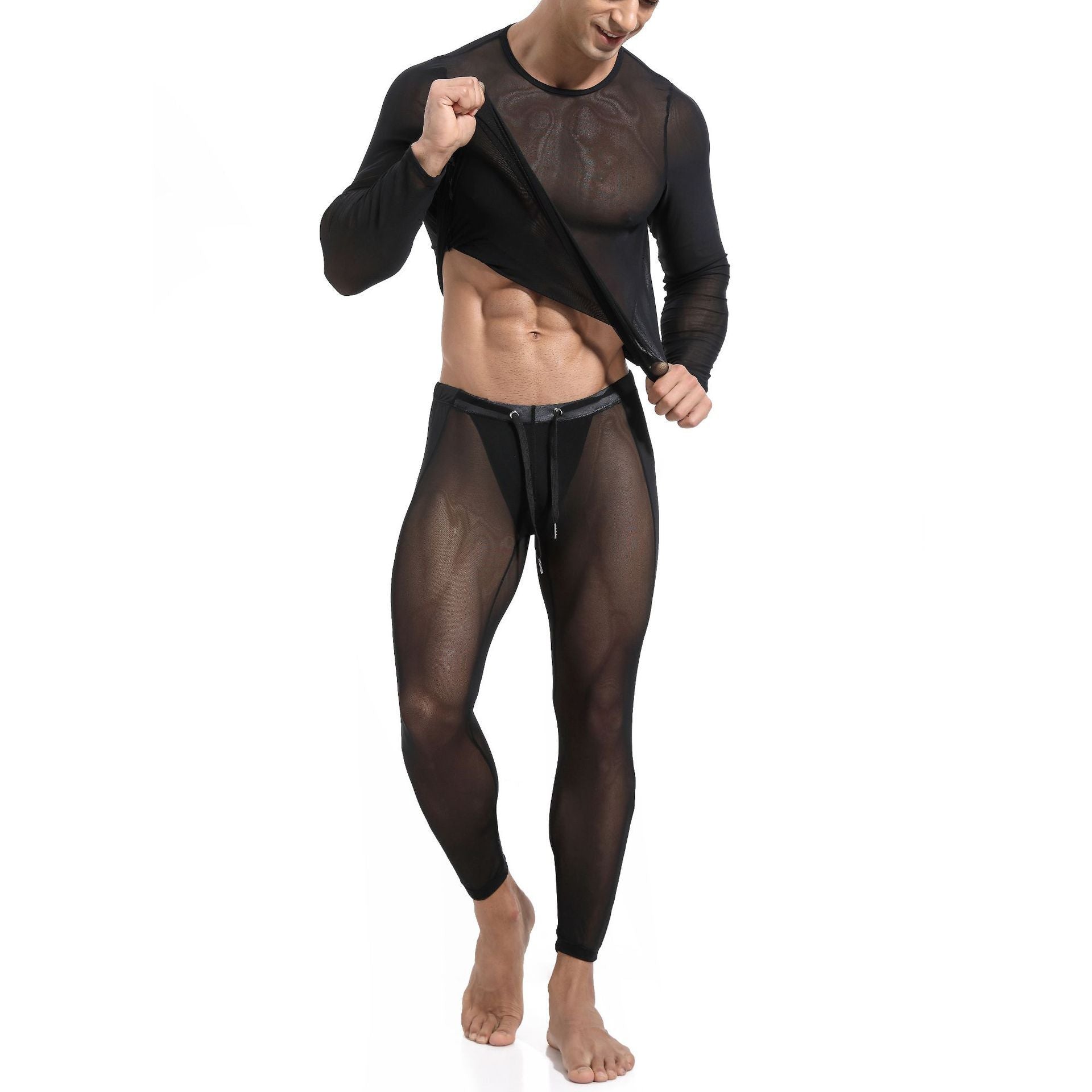 New Mesh Breathable Men's Sport Suit