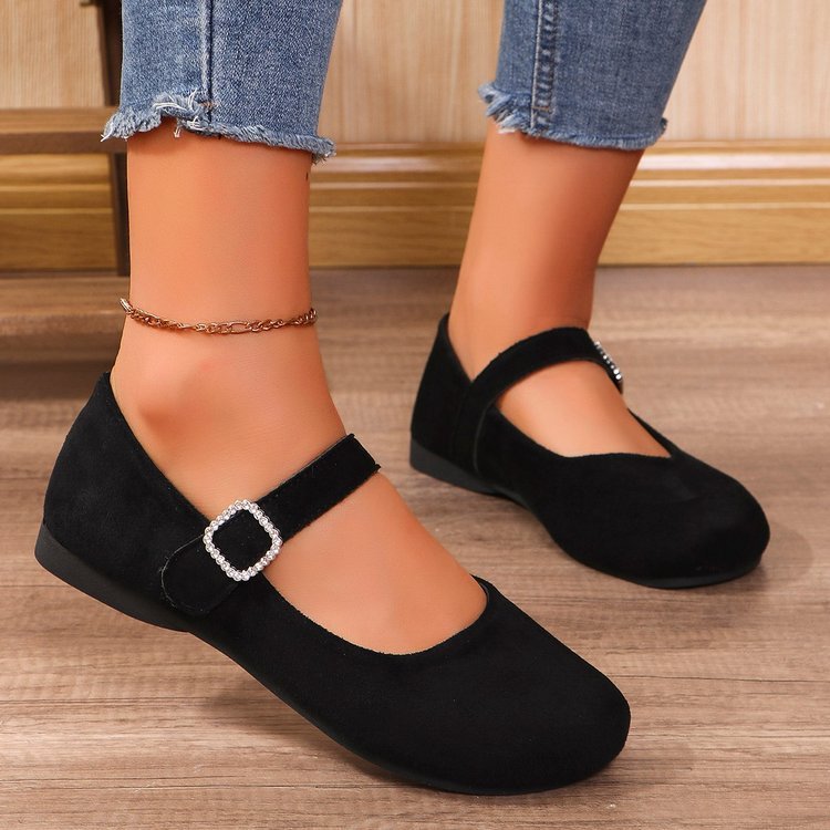 Women's Fashion Casual Solid Color Flat Fisherman Shoes