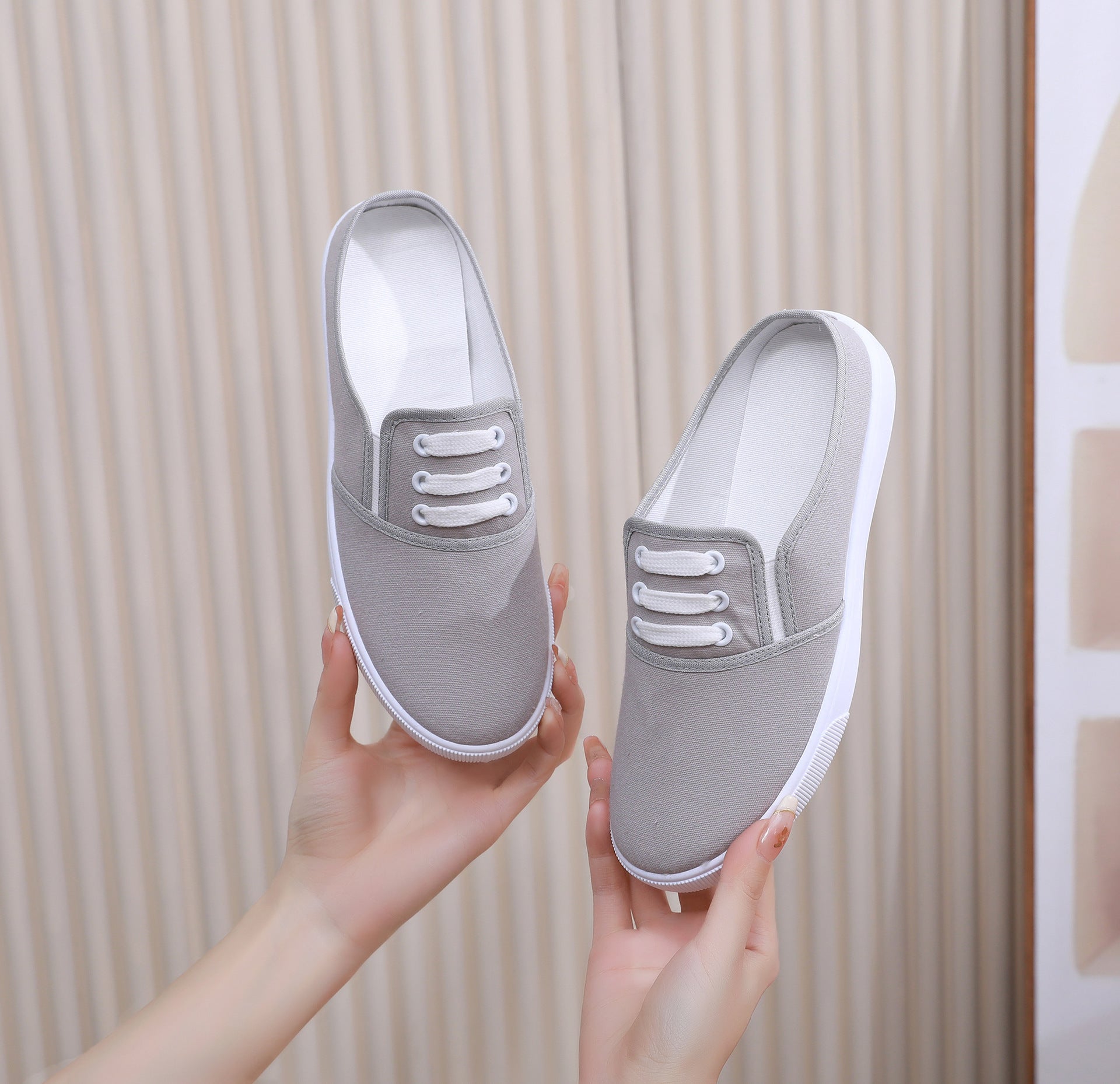 Slip-on Canvas Shoes Flat Women