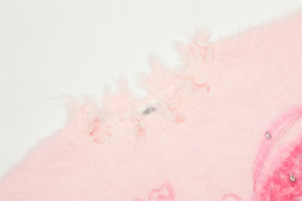 Fashion Butterfly Rhinestone Sweater Men