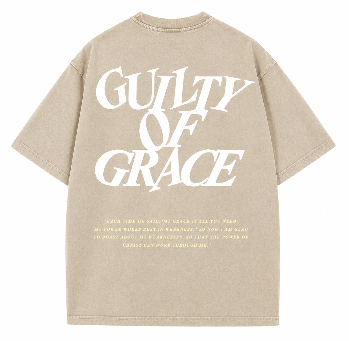 Men's Guilty of Grace Premium Acid Wash Christian Tee – Vintage Black Davsam Hub Point