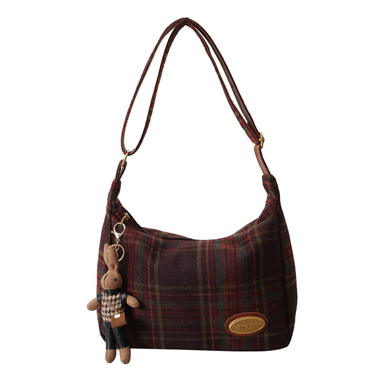 Autumn And Winter Large Capacity Woolen Bag For Women