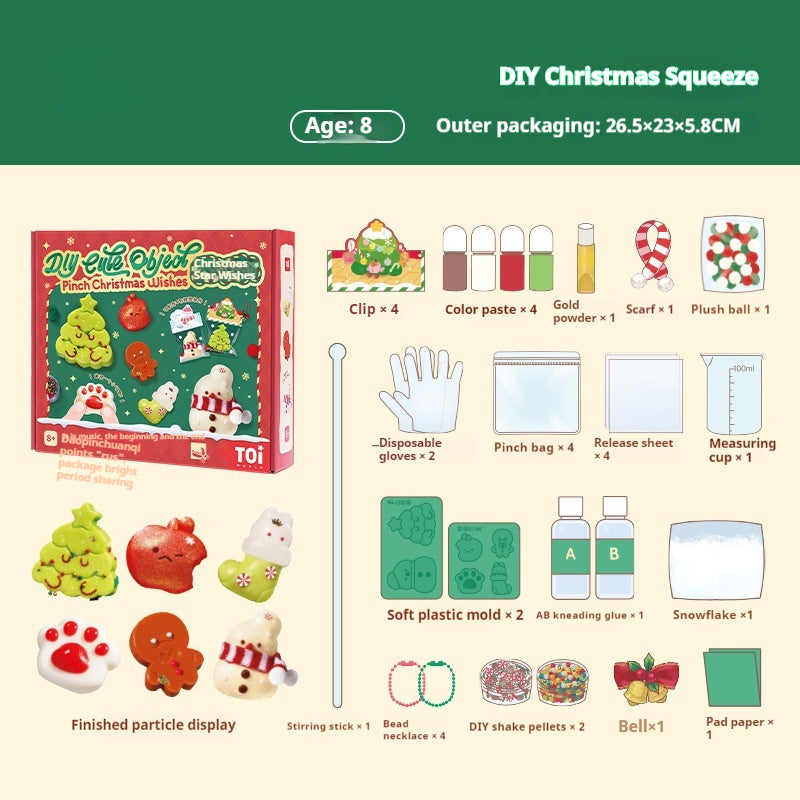 Tuyi Christmas Squeezing Toy DIY Material Package Manual Decompression