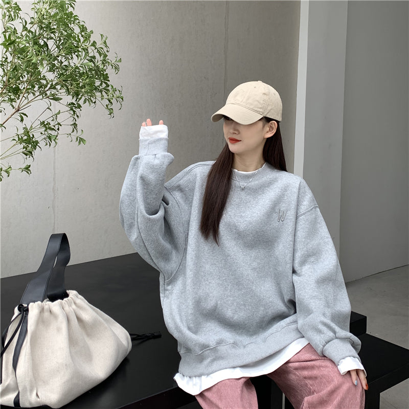 Ladies Fashion Winter Loose Lazy Top