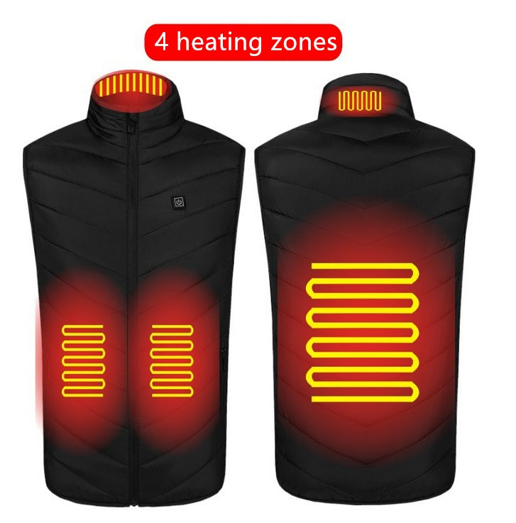 2020 Model Heated Vest Washable USB Charging Electric