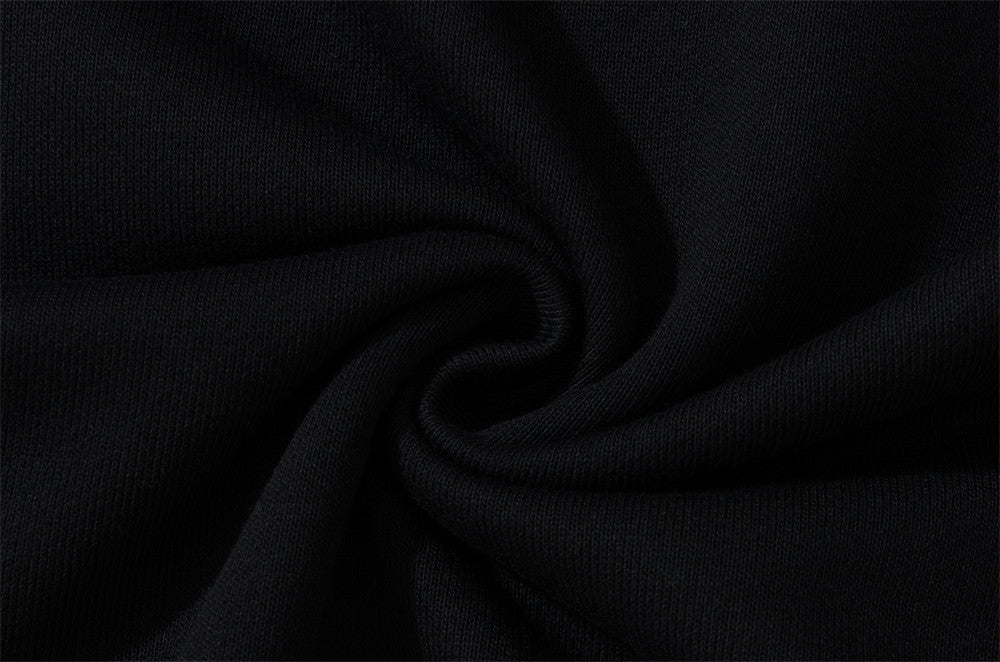 Dark Letters Printed Crew Neck Sweatshirt Men