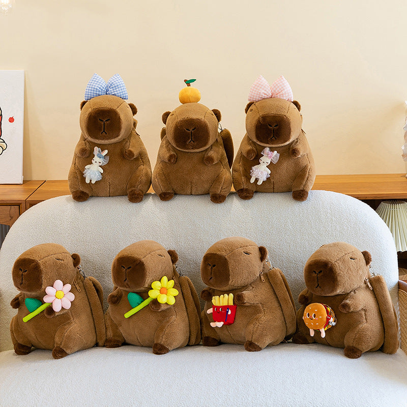 Capybara Backpack Plush Toy Creative Backpack