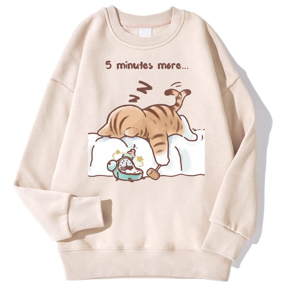 Let Me Sleep For Another Five Minutes Man Sudadera Korean Sweatshirt