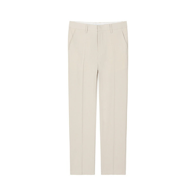 Men's Trousers Loose Straight Cropped Cropped