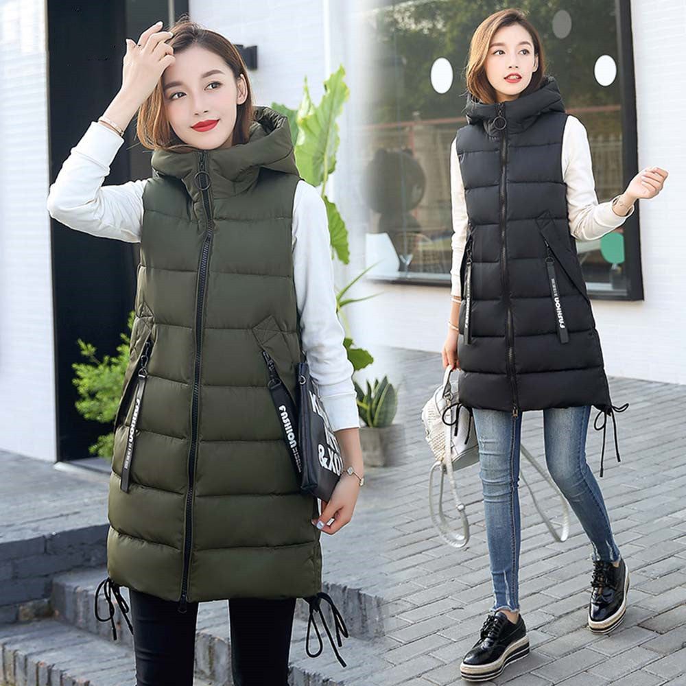 Ladies Fashion Slim Fall Winter Vest