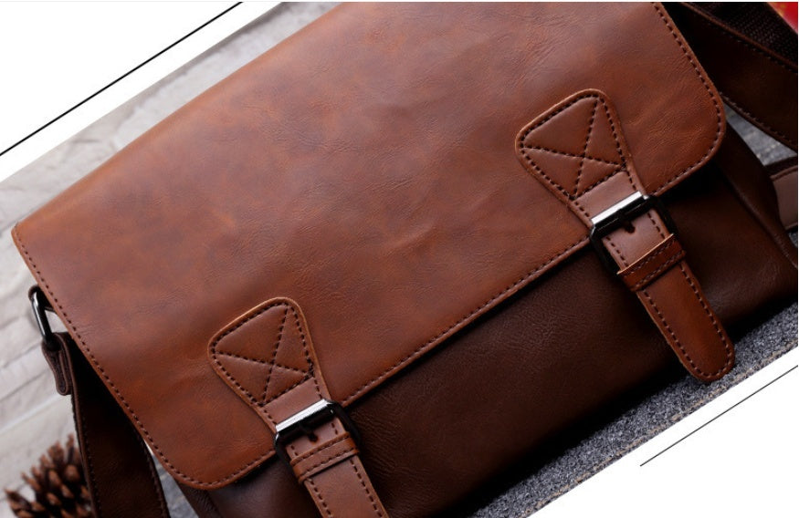 Men's Fashion Unique One-shoulder Vintage Satchel