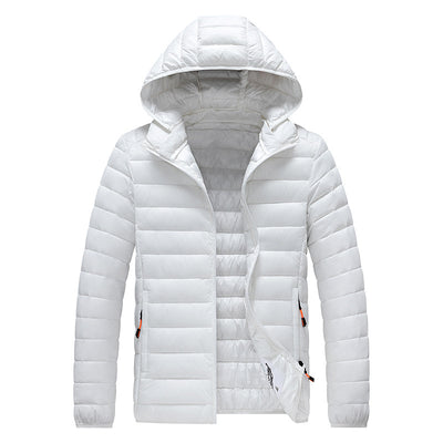 Slim-fit Lightweight Cotton-padded Plus Size Multi-color Down Jacket